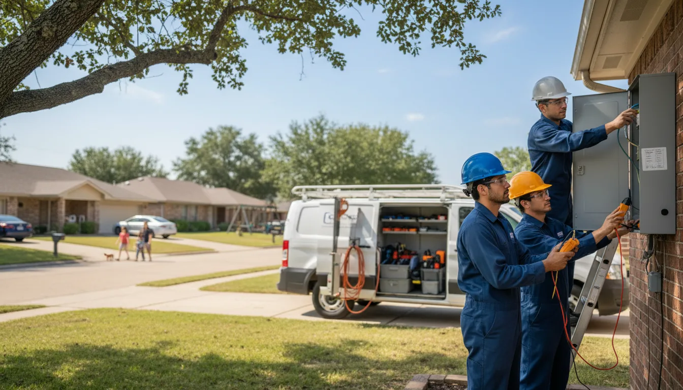 Certified electrician providing emergency electrical services in Holly Pond, AL